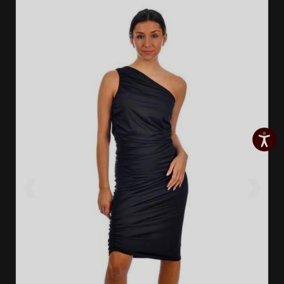 COPY - One Shoulder Dress - Picture 1 of 3